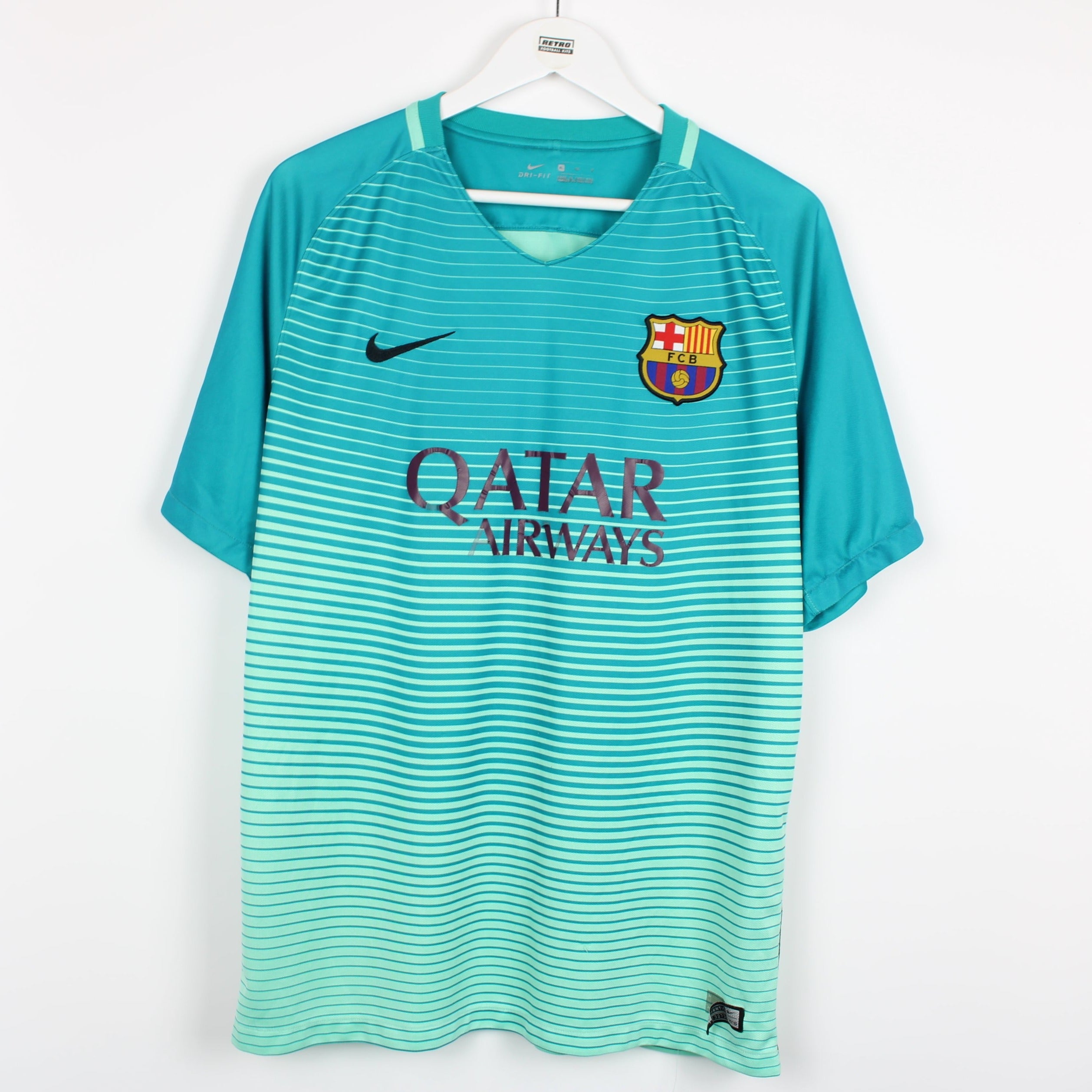 Buy 2016 17 Barcelona Third Shirt Very Good XL Retro Football Kits UK