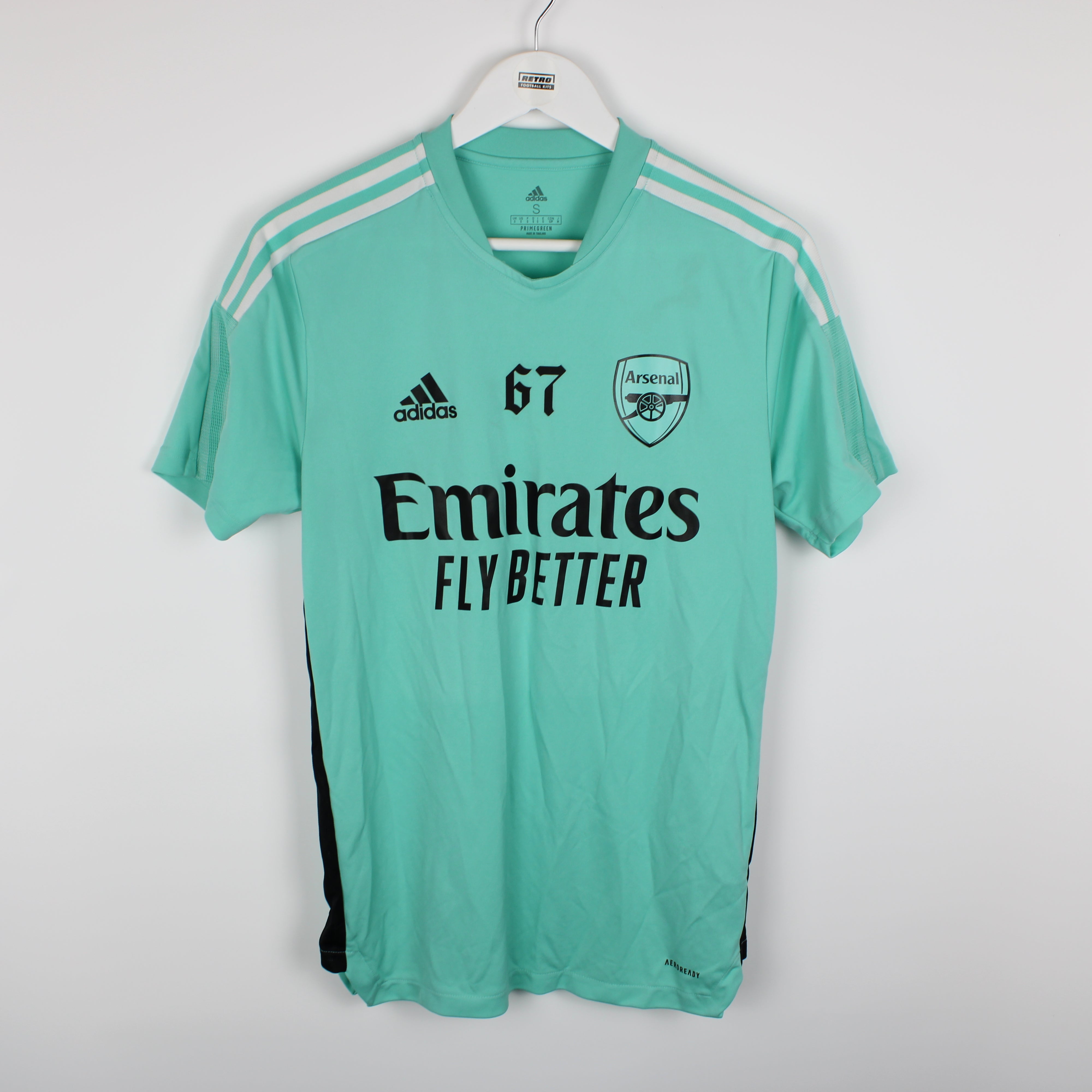 Buy Arsenal Training Shirt 67 Excellent S Retro Football Kits UK
