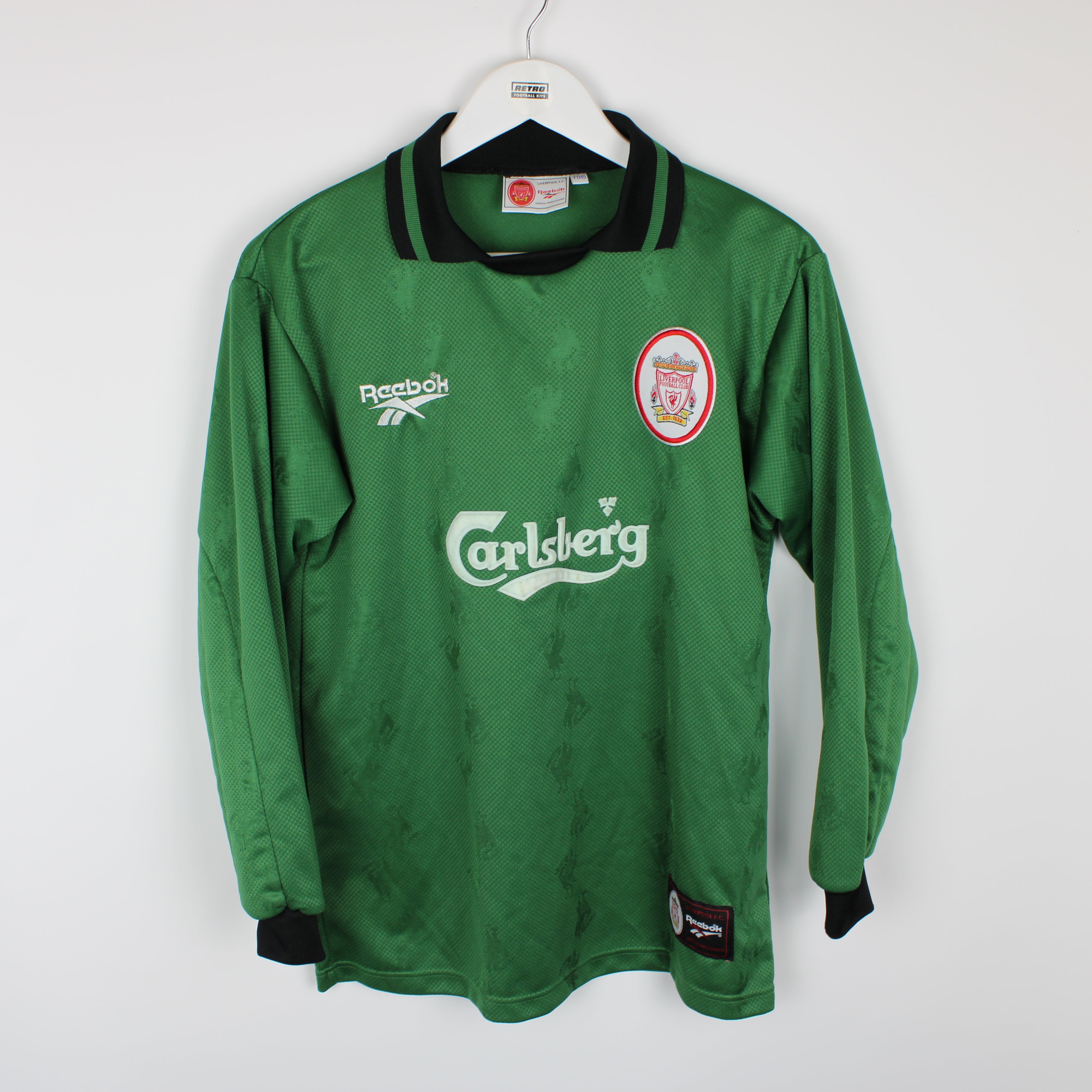 Buy 1996 97 Liverpool GK Home Shirt Excellent YTHS Retro Football Kits UK