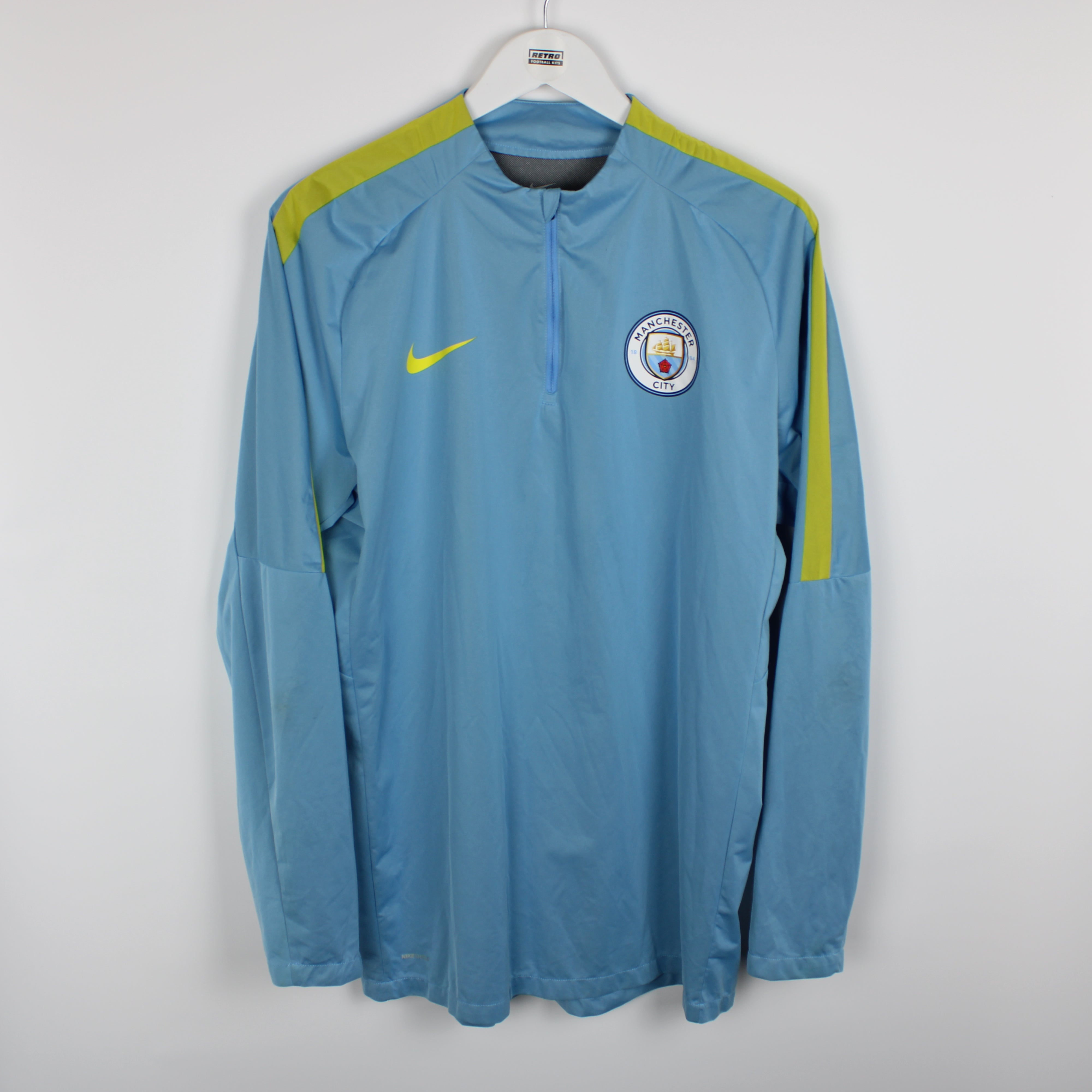 Buy Manchester City Training Jacket Excellent L Retro Football Kits UK